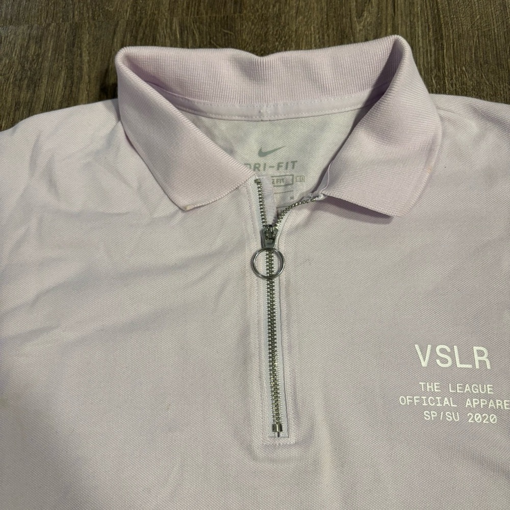 Nike Dri-Fit VSLR Victory Golf Polo Lilac BV0210-509 Sz Medium Like New - Picture 3 of 12